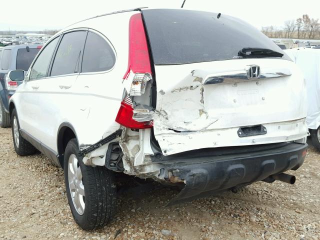 JHLRE48728C029059 - 2008 HONDA CR-V EXL WHITE photo 3