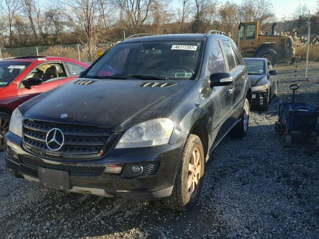 4JGBB86E46A102582 - 2006 MERCEDES-BENZ ML 350 BLACK photo 2