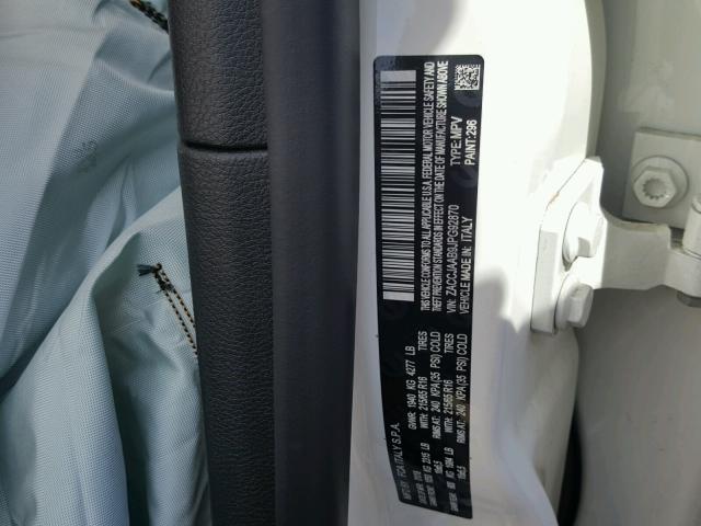 ZACCJAAB9JPG92870 - 2018 JEEP RENEGADE S 白色 照片 10