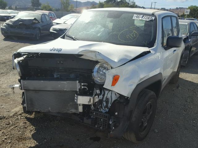 ZACCJAAB9JPG92870 - 2018 JEEP RENEGADE S WHITE photo 2