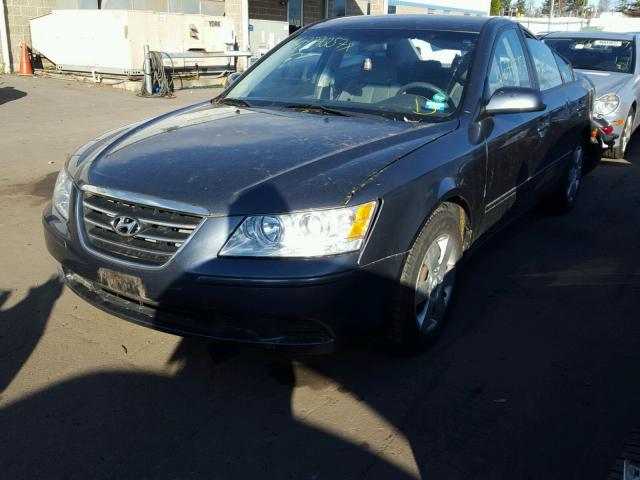 5NPET46C89H405805 - 2009 HYUNDAI SONATA GLS GRAY photo 2