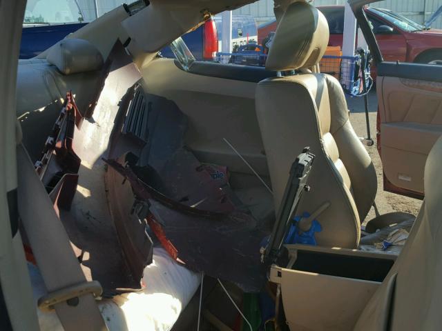 1HGCM71604A002071 - 2004 HONDA ACCORD EX RED photo 6