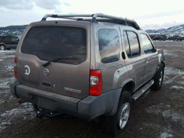 5N1ED28Y64C617032 - 2004 NISSAN XTERRA XE GRAY photo 4