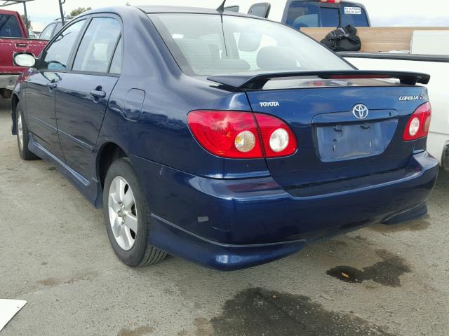 1NXBR32E76Z758651 - 2006 TOYOTA COROLLA CE BLUE photo 3