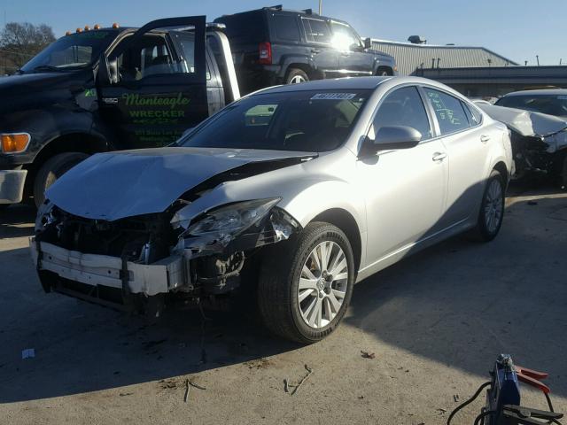 1YVHZ8CHXA5M26799 - 2010 MAZDA 6 I SILVER photo 2