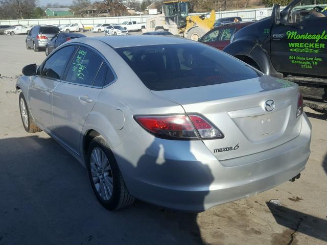 1YVHZ8CHXA5M26799 - 2010 MAZDA 6 I SILVER photo 3