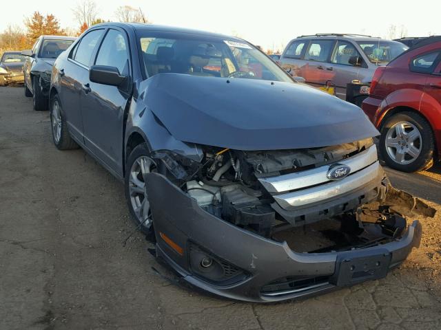 3FAHP0HA8CR204860 - 2012 FORD FUSION SE GRAY photo 1