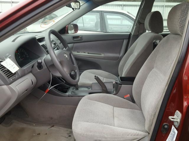 4T1BE32K02U113352 - 2002 TOYOTA CAMRY LE 红色 照片 5