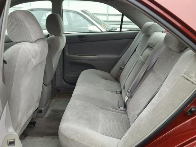 4T1BE32K02U113352 - 2002 TOYOTA CAMRY LE 红色 照片 6