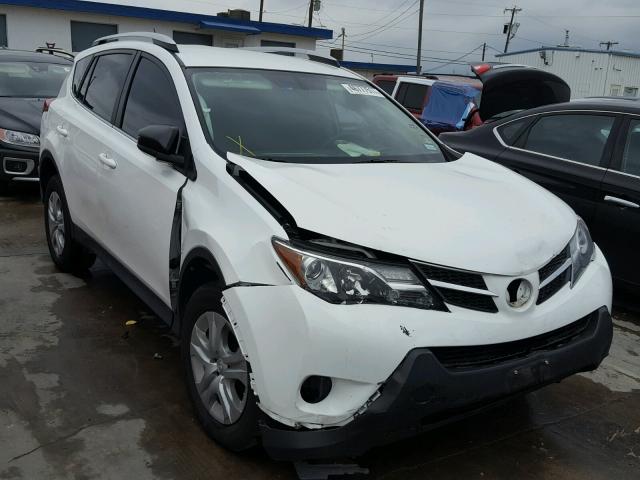 2T3BFREV5FW274928 - 2015 TOYOTA RAV4 LE WHITE photo 1