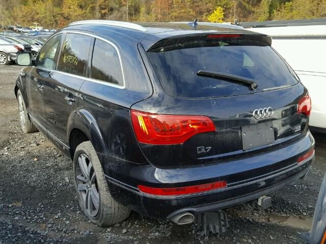 WA1LMAFE1DD014766 - 2013 AUDI Q7 BLACK photo 3