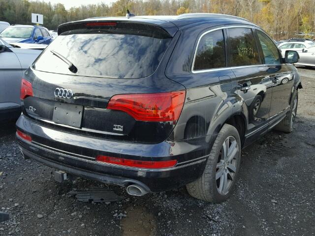 WA1LMAFE1DD014766 - 2013 AUDI Q7 BLACK photo 4