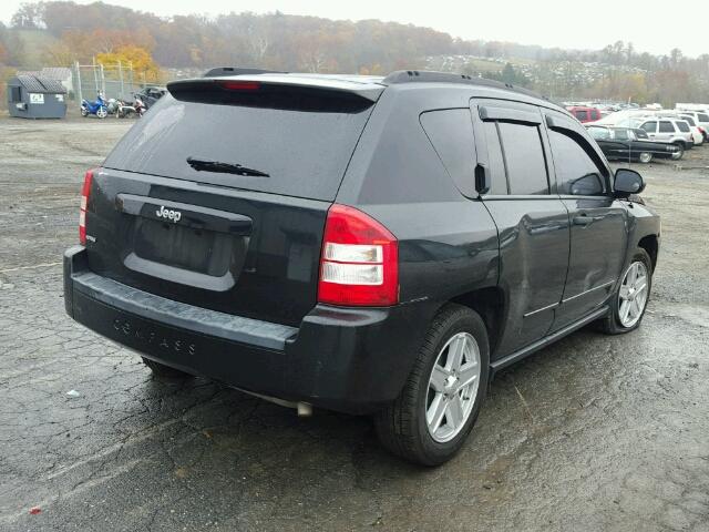 1J8FT47W98D706402 - 2008 JEEP COMPASS SP BLACK photo 4