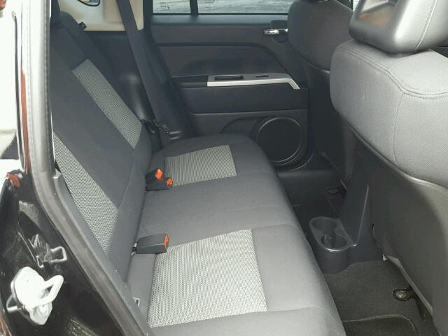 1J8FT47W98D706402 - 2008 JEEP COMPASS SP შავი ფოტო 6