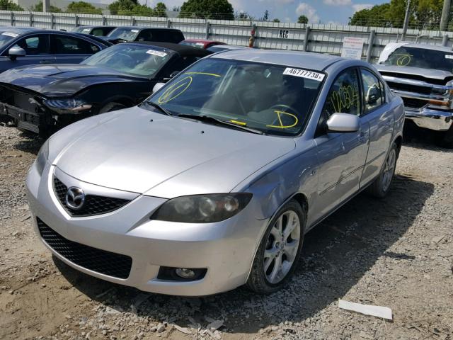 JM1BK32F781122141 - 2008 MAZDA 3 I SILVER photo 2