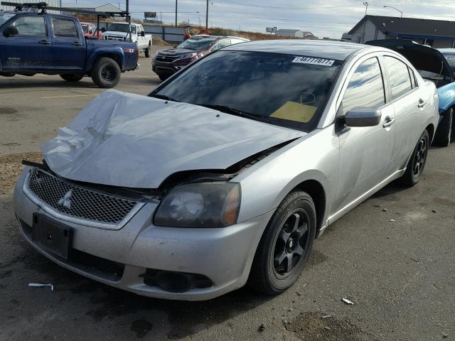 4A32B2FF6BE006432 - 2011 MITSUBISHI GALANT FE SILVER photo 2