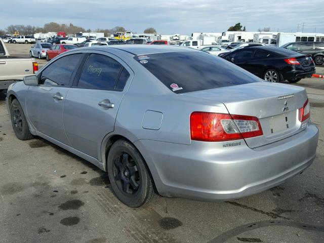 4A32B2FF6BE006432 - 2011 MITSUBISHI GALANT FE SILVER photo 3