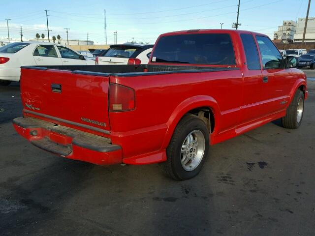 1GCCS19H838177746 - 2003 CHEVROLET S TRUCK S1 RED photo 4
