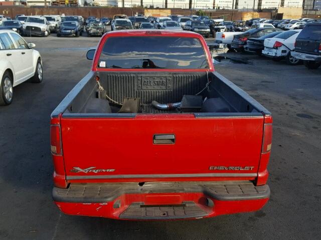 1GCCS19H838177746 - 2003 CHEVROLET S TRUCK S1 RED photo 9