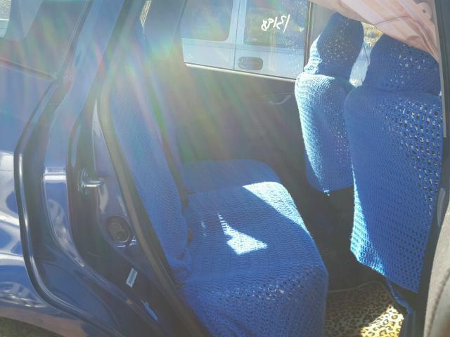 JHMGE8H52DC021207 - 2013 HONDA FIT SPORT BLUE photo 6