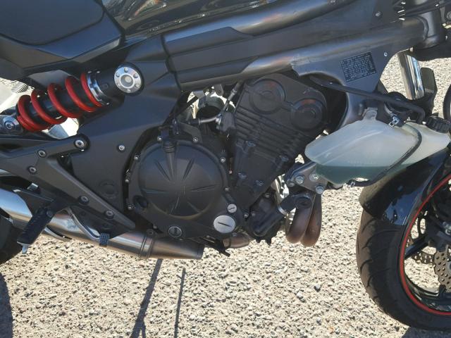 JKAEXEE12CDA03220 - 2012 KAWASAKI EX650 EC BLACK photo 7