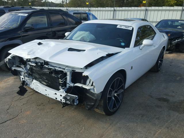 2C3CDZFJ5GH177322 - 2016 DODGE CHALLENGER WHITE photo 2