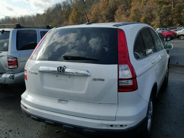 5J6RE4H72AL024070 - 2010 HONDA CR-V EXL 白色 照片 4