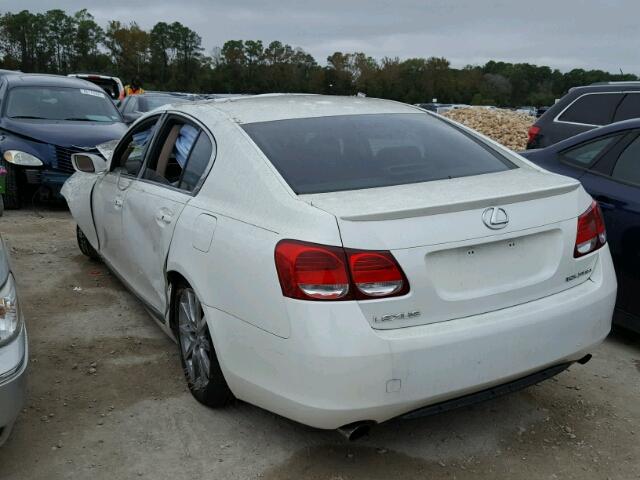 JTHBH96S065032116 - 2006 LEXUS GS GENERAT WHITE photo 3