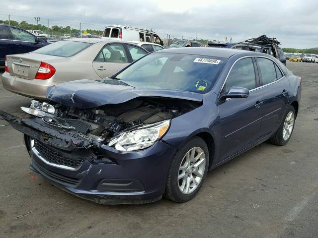 1G11C5SL2EF243645 - 2014 CHEVROLET MALIBU 1LT BLUE photo 2
