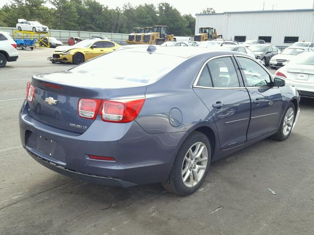 1G11C5SL2EF243645 - 2014 CHEVROLET MALIBU 1LT BLUE photo 4