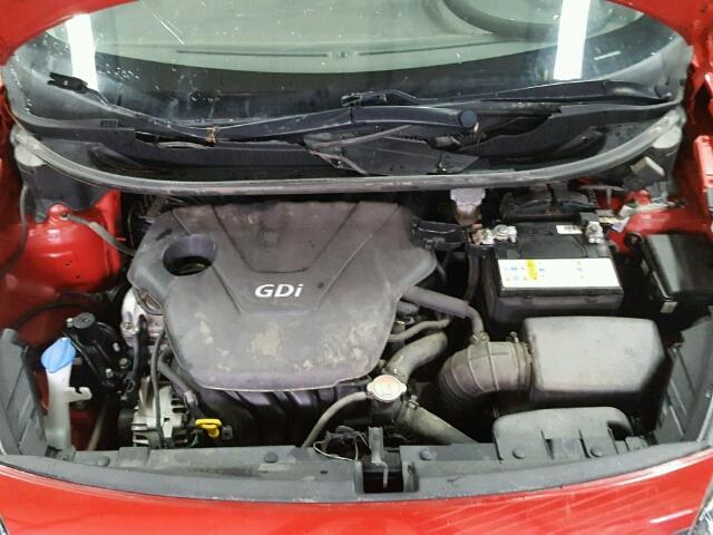 KNADM4A35D6218800 - 2013 KIA RIO LX Կարմիր լուսանկար 7