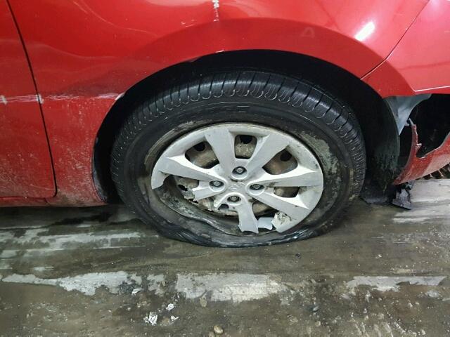 KNADM4A35D6218800 - 2013 KIA RIO LX Կարմիր լուսանկար 9