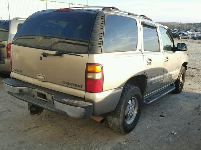 1GNEC13T91R127388 - 2001 CHEVROLET TAHOE C150 GOLD photo 4