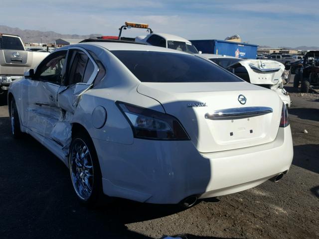 1N4AA5AP2CC804206 - 2012 NISSAN MAXIMA S WHITE photo 3