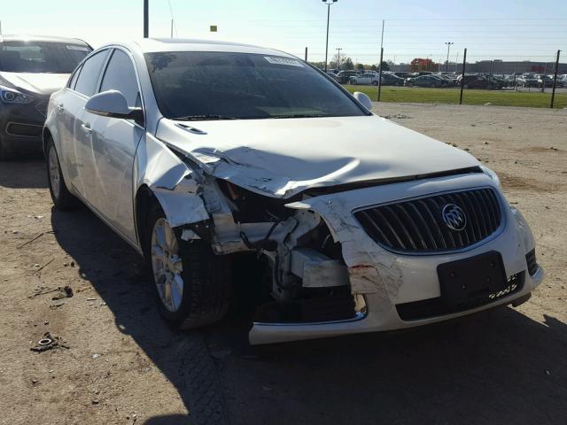 2G4GR5ER8C9213602 - 2012 BUICK REGAL WHITE photo 1