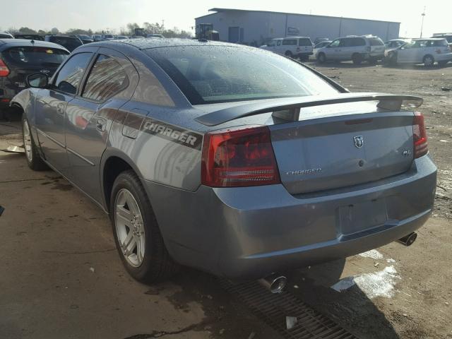 2B3KA53H27H656616 - 2007 DODGE CHARGER R/ GRAY photo 3