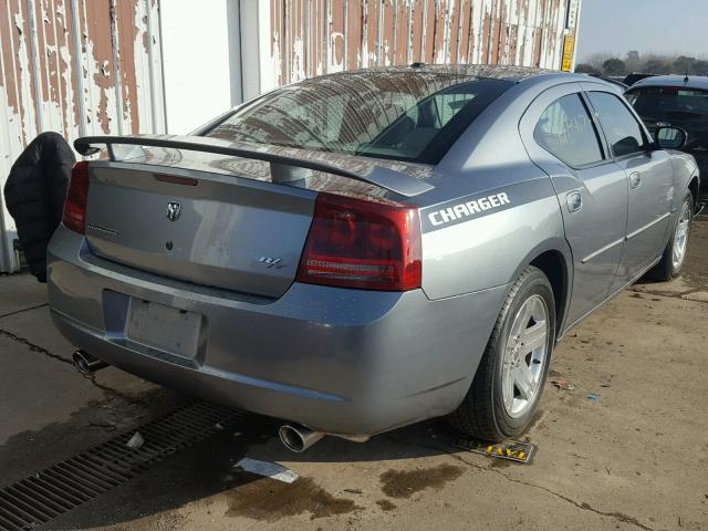 2B3KA53H27H656616 - 2007 DODGE CHARGER R/ GRAY photo 4