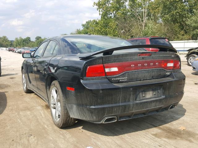 2C3CDXDT6DH503455 - 2013 DODGE CHARGER R/ BLACK photo 3