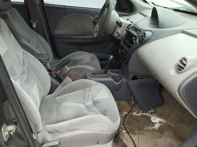 1G8AL52F13Z183736 - 2003 SATURN ION LEVEL GRAY photo 5