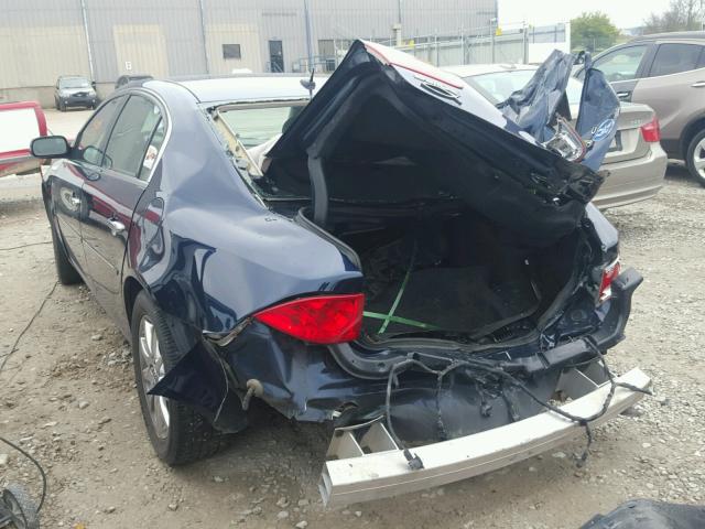 1G4HD57248U151161 - 2008 BUICK LUCERNE CX BLUE photo 3