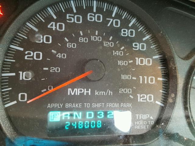 2G1WF55E419107417 - 2001 CHEVROLET IMPALA MAROON photo 8