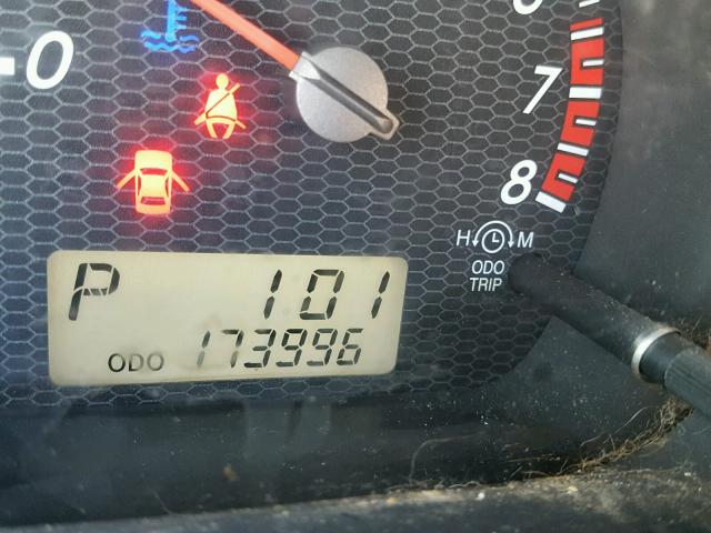 JTKKT624X60136611 - 2006 TOYOTA SCION XA BLACK photo 8