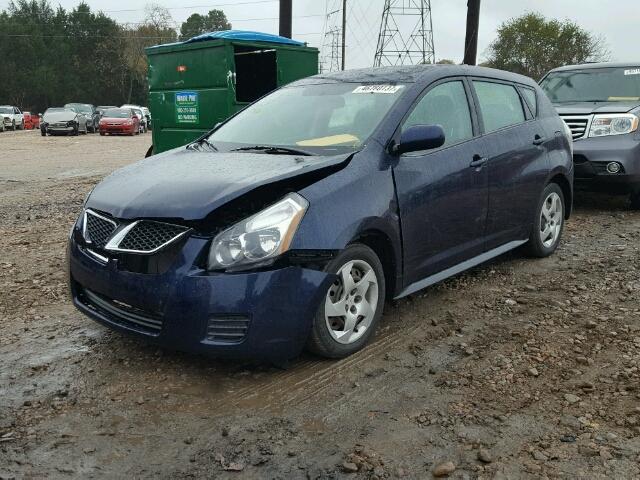 5Y2SP67849Z426138 - 2009 PONTIAC VIBE BLUE photo 2