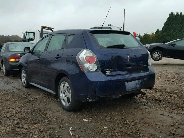 5Y2SP67849Z426138 - 2009 PONTIAC VIBE BLUE photo 3