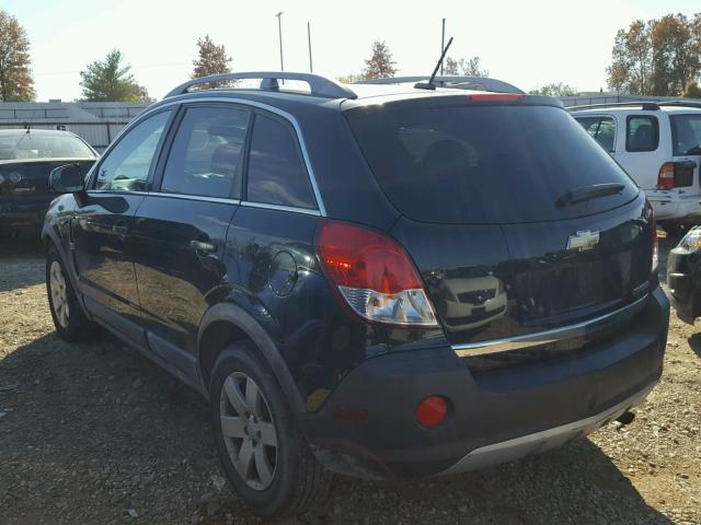 3GNAL2EK2CS524384 - 2012 CHEVROLET CAPTIVA SP BLACK photo 3