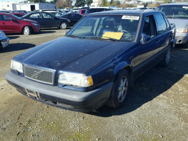 YV1LS5641V1400255 - 1997 VOLVO 850 GLT BLUE photo 2