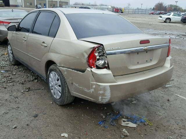 1G1ZS51816F244600 - 2006 CHEVROLET MALIBU LS GOLD photo 3