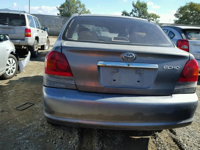 JTDAT123230312124 - 2003 TOYOTA ECHO GRAY photo 9