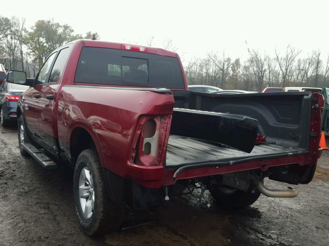 1C6RR7GT6ES413016 - 2014 RAM 1500 SLT RED photo 3