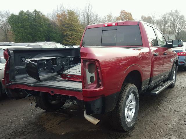 1C6RR7GT6ES413016 - 2014 RAM 1500 SLT RED photo 4